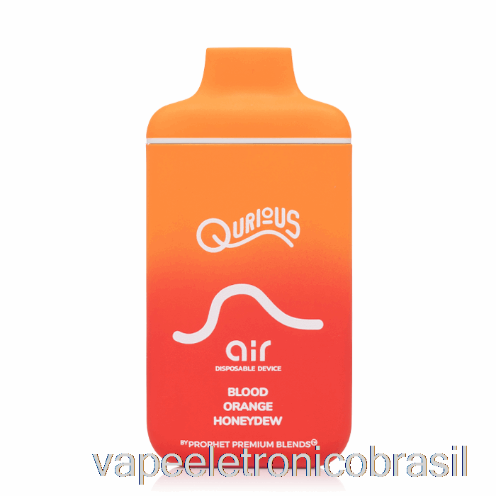 Vape Recarregável Qurious Air 6000 Descartável Blood Orange Honeydew